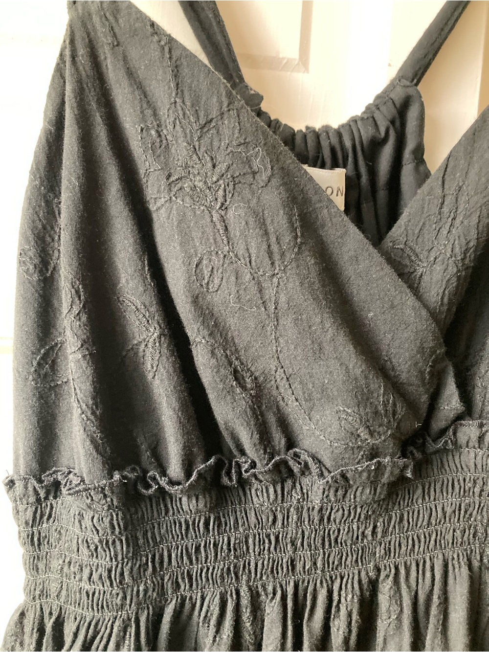 Merona Black Sleeveless Spaghetti-Strap Midi Dress - Picture 2 of 6